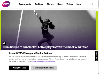 «WTA» — женская теннисная ассоциация