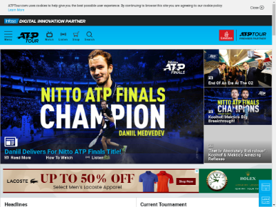«ATP tour» — международная ассоциация теннисистов