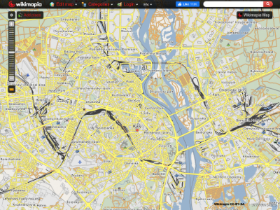 «Wikimapia» — интерактивная карта мира