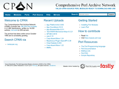 Сеть архивов Perl
