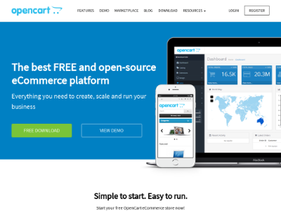 «OpenCart» — платформа электронной коммерции