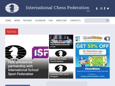 «ФИДЕ» — мировая шахматная федерация